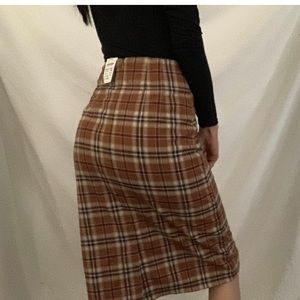 Plaid skirt